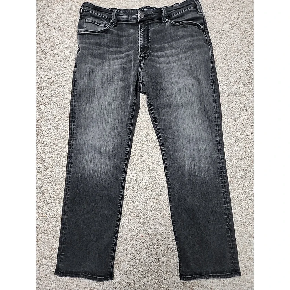 34 HERITAGE CHARISMA 38x30 tag Comfort Rise Classic Jeans‎ Mens Black/Gray 38x29